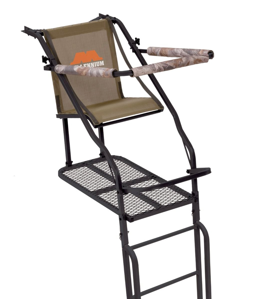 MILLENNIUM TREESTANDS 21' Ladder Stand (Inc Safe-Link 35' Safety Line ...