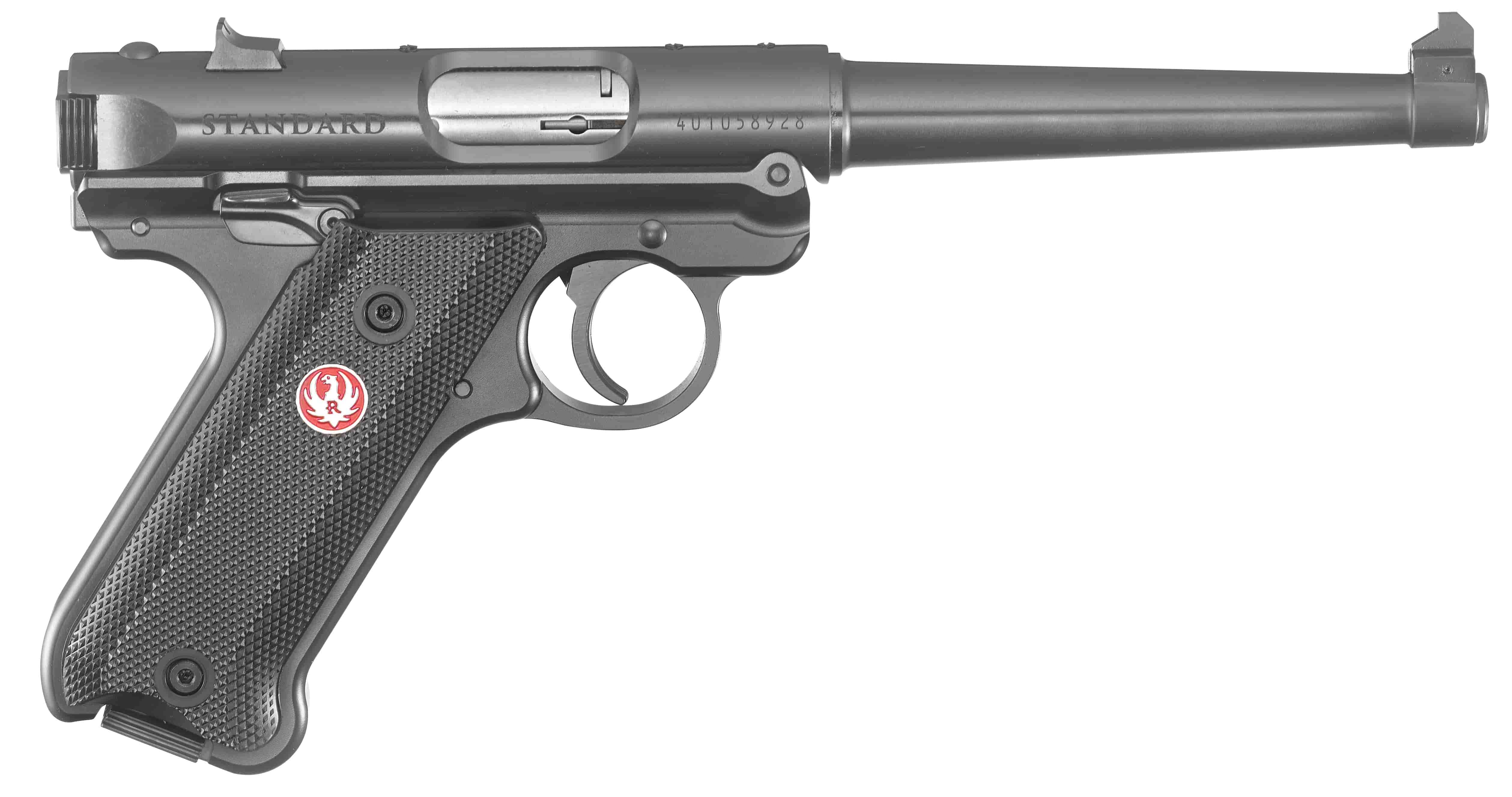 RUGER Mark IV Standard 22LR 6" 10rd Pistol | Black-img-0