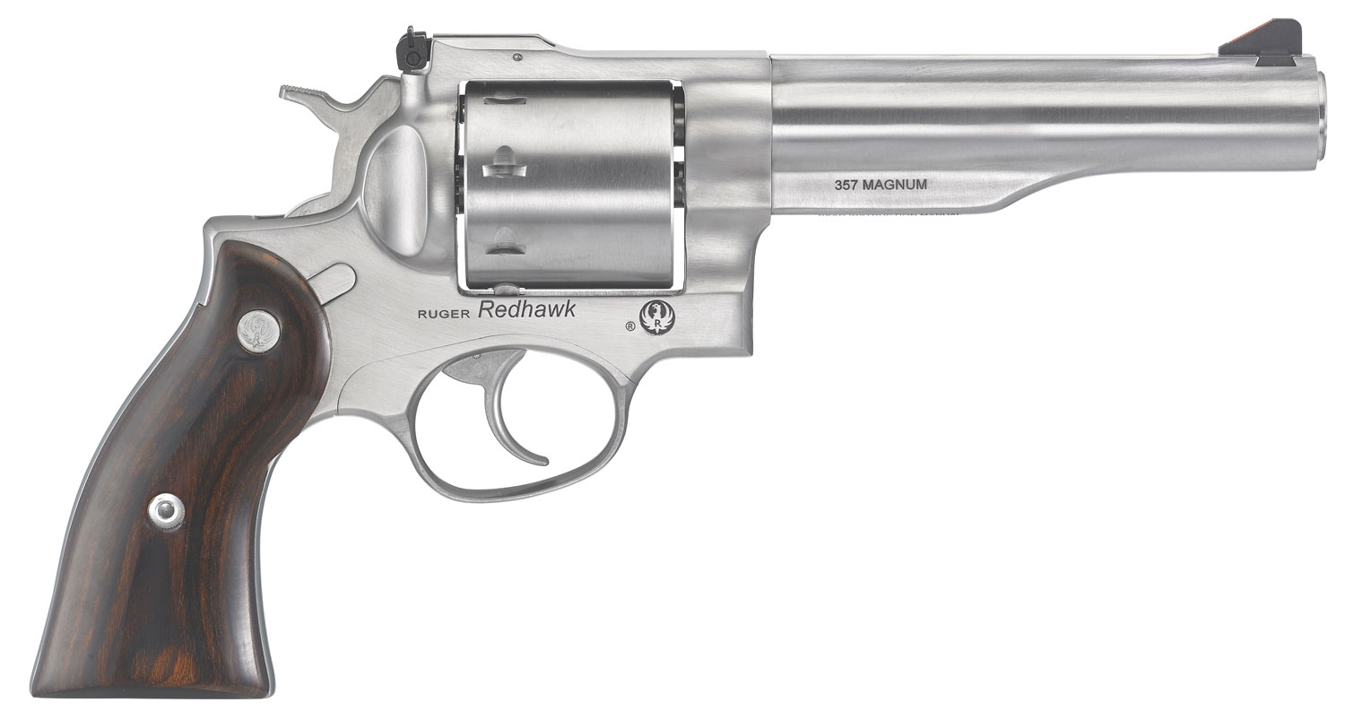 RUGER Redhawk 357 Mag/38Spl 5.5" 8rd Revolver - Stainless-img-0