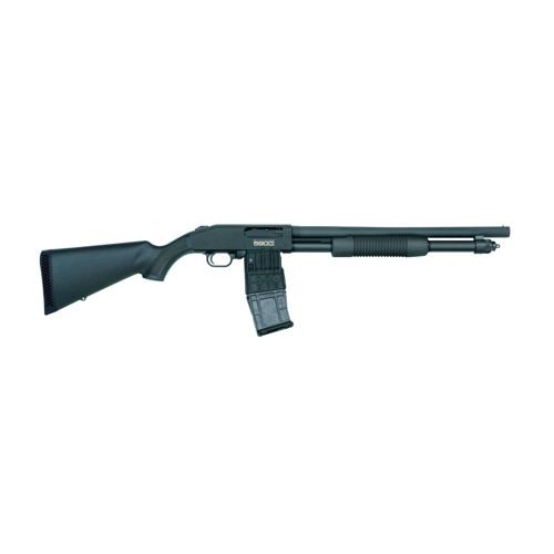 MOSSBERG 590M MAG-FED 12 Gauge 2.75ʺ 18.5ʺ 10+1 Pump Shotgun - Black | KYGUNCO