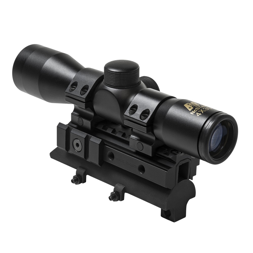 NCSTAR SKS Tri Rail Cover w/ 4x30 Compact Scope KYGUNCO