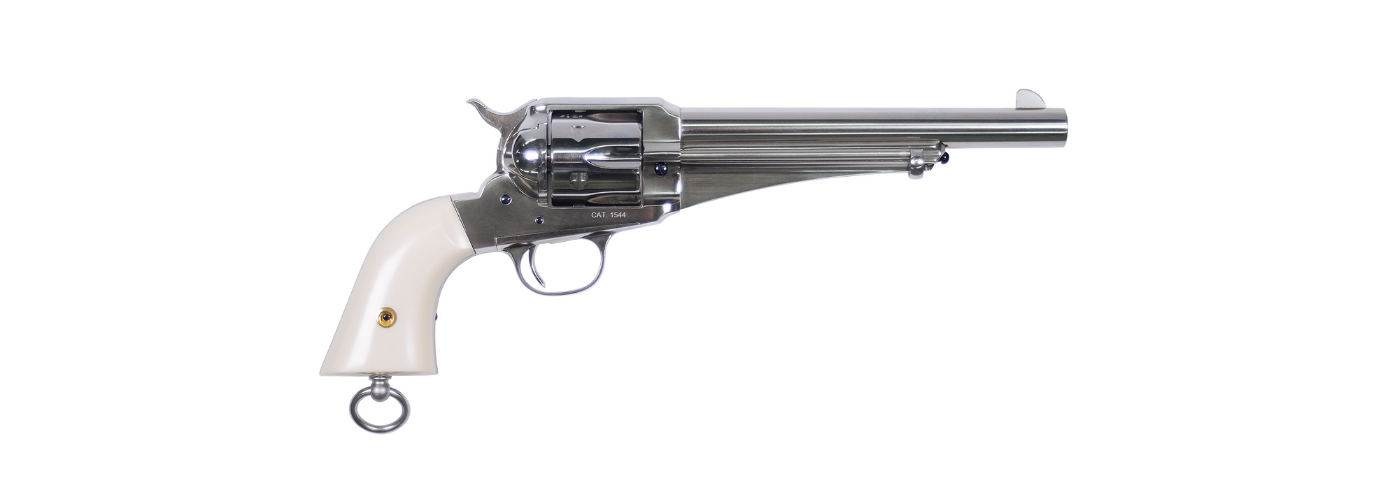 UBERTI 1875 Army Outlaw 45 LC 7.5in Nickel/Chrome 6rd-img-0