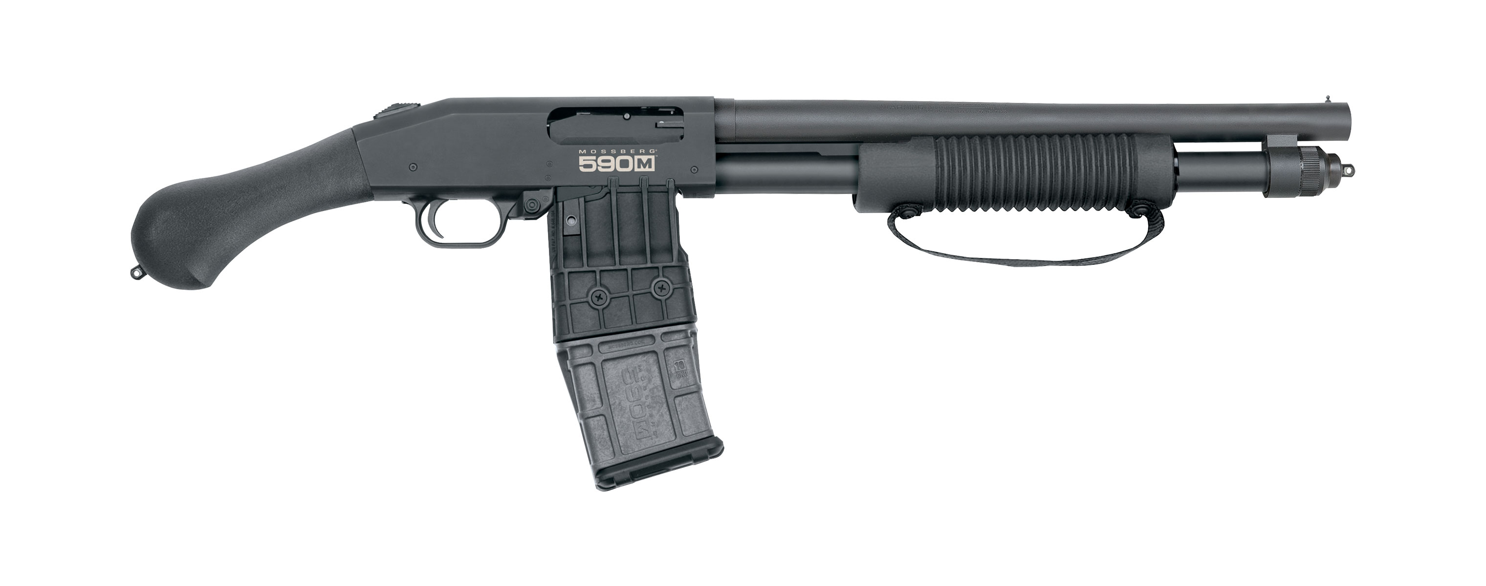 MOSSBERG 590M 12 Gauge 2.75ʺ 15ʺ 10rd Pump PGO - Black | KYGUNCO MOSSBERG 590M 12 Gauge 2.75ʺ 15ʺ 10rd Pump PGO - Black | KYGUNCO
