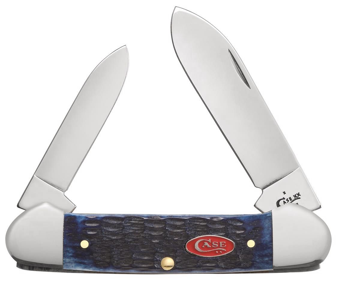 CASE KNIVES Navy Blue Bone Rogers Jig Canoe (62131 SS) KYGUNCO