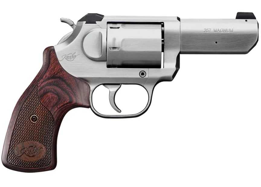 KIMBER K6S 357 Mag 3" 6rd Revolver - Stainless / Walnut-img-0