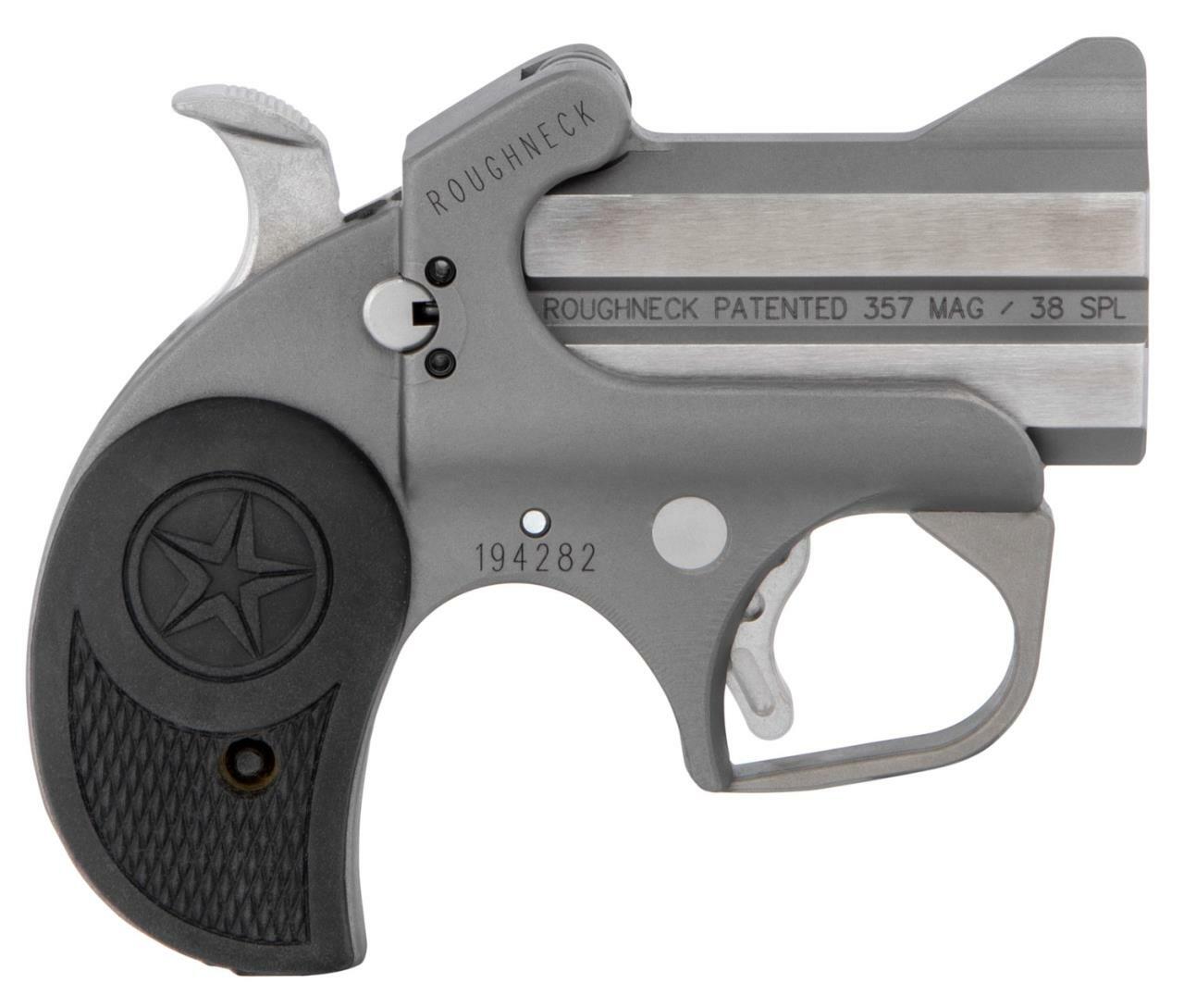 BOND ARMS ROUGHNECK 357 Mag 2.5" 2rd Pistol - Stainless / Black-img-0