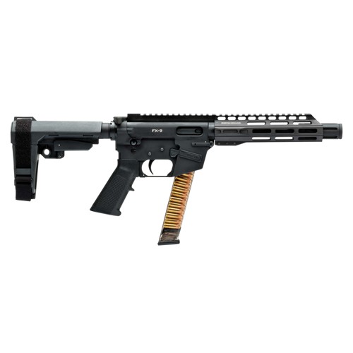 FREEDOM ORDNANCE FX-9 9mm 8ʺ 31rd Pistol w/ Brace + Faux