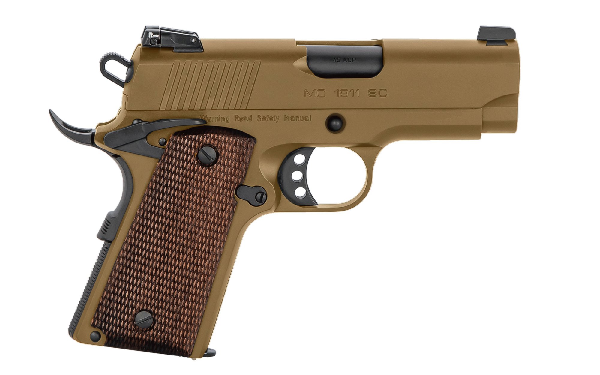 Eaa Girsan Mc1911Sc Officer 9Mm 3.4" 7Rd Pistol - Fde