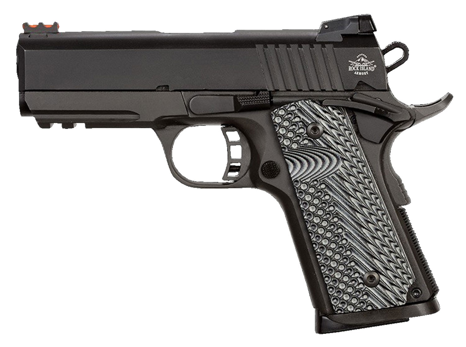 Rock Island Tac Ultra Compact 1911 9mm 362 8rd Pistol Black Kygunco 1165