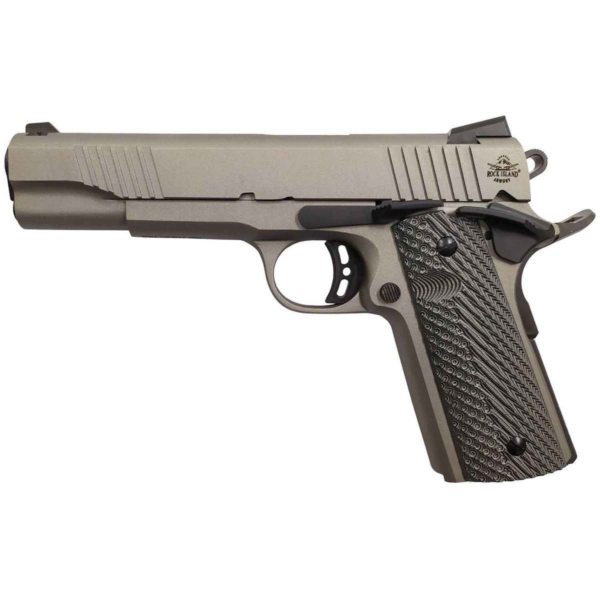 ROCK ISLAND M1911A1 Rock Standard FS 45 ACP 5" 8rd Pistol Grey / G10