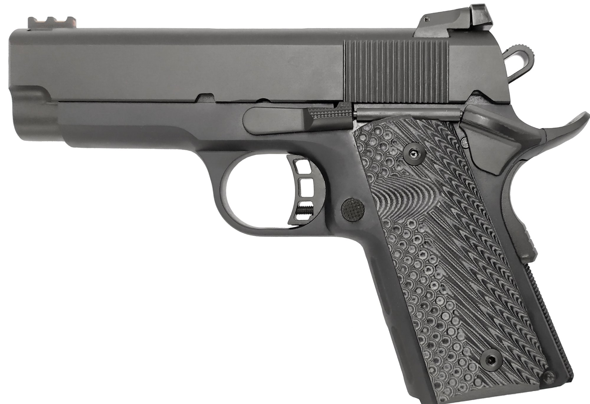 Rock Island Armory Rock Ultra Cs Lightweight 1911 9mm 22 Tcm 363 8rd Pistol Black Kygunco 3252