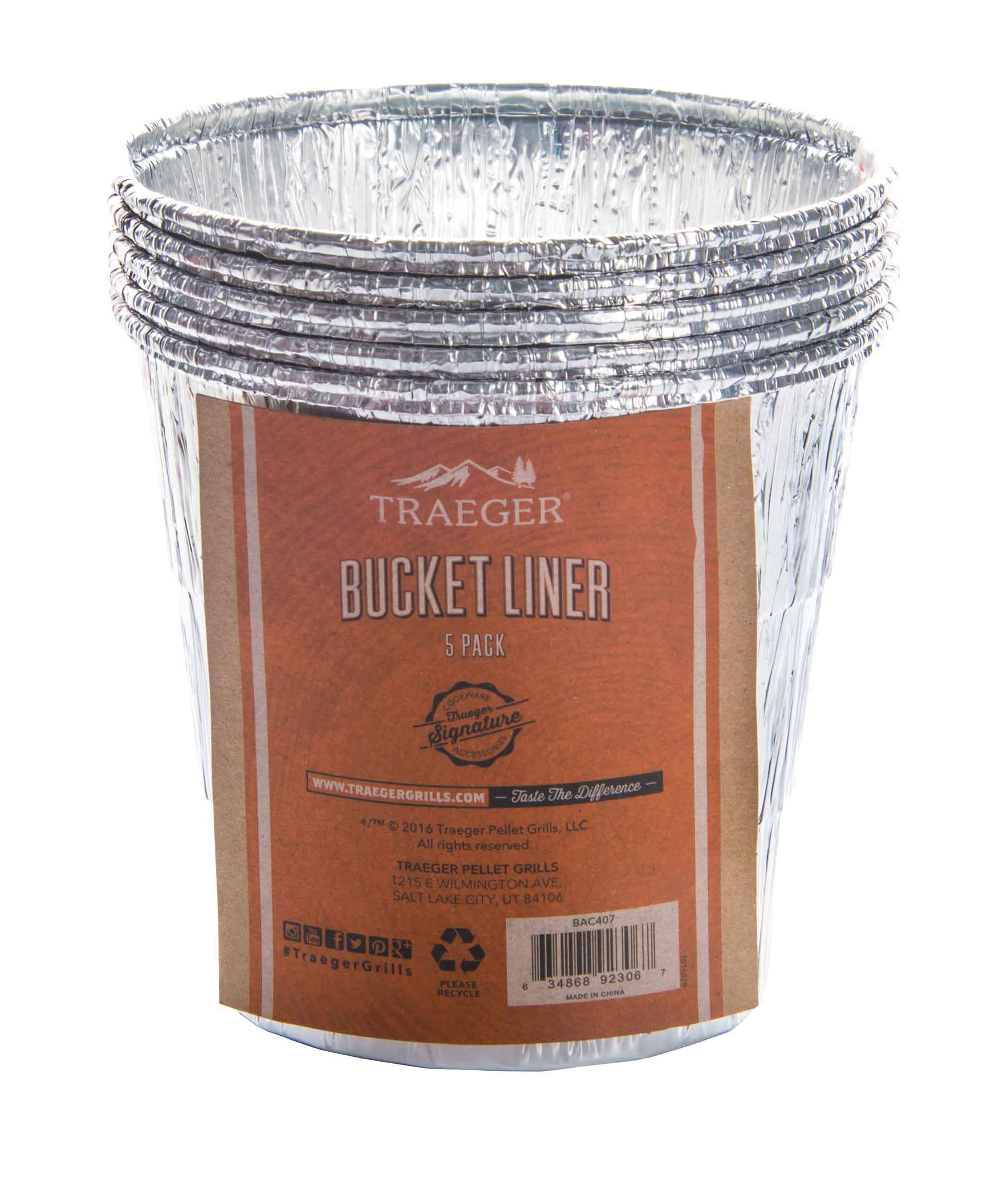 TRAEGER Grease Bucket Liner5 Pack (All Full Size Grills) KYGUNCO