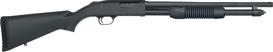 MOSSBERG 590SP 20 Gauge 3" 18.5" 6rd Pump Shotgun - Black Synthetic-img-0