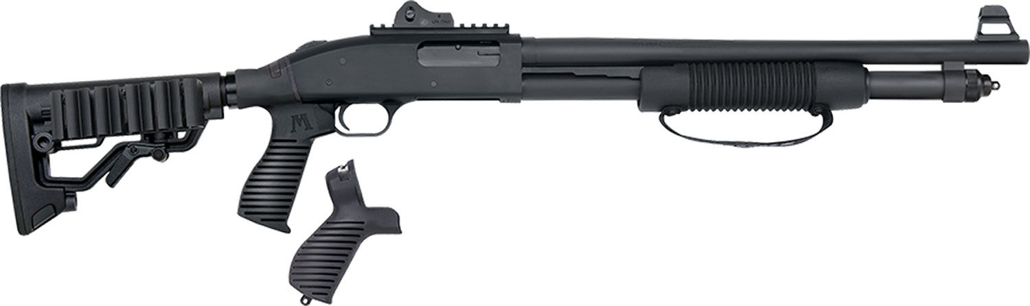 MOSSBERG 590 SPX FLEX 12 Gauge 18.5" 6rd Pump Shotgun w/ Pistol Grip-img-0