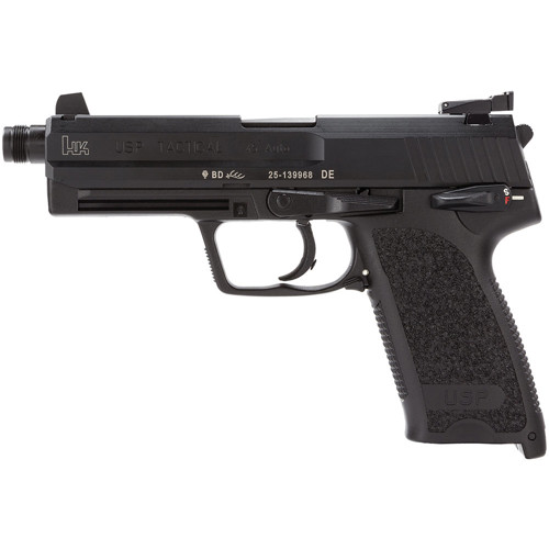 HK USA USP45 Tactical V1 45 ACP 51 12rd Pistol w Threaded Barrel  Black