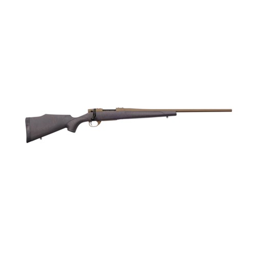WEATHERBY Vanguard Weatherguard 243 Win 24" 5rd Bolt Rifle w/ Threaded Barrel - Grey / Burnt Bronze