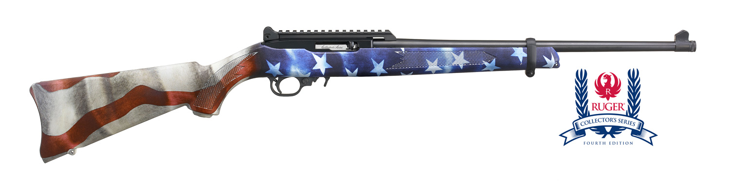 RUGER 10/22 American Flag Vote 2020 22LR 18.5