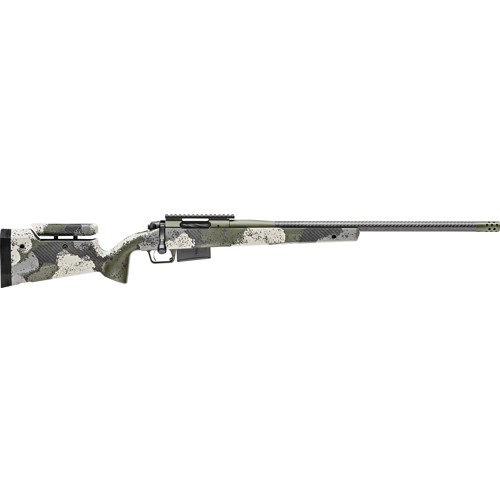 SPRINGFIELD ARMORY Model 2020 Waypoint 6.5 PRC 24" 3rd Bolt Action Rifle - Carbon Fiber / Green