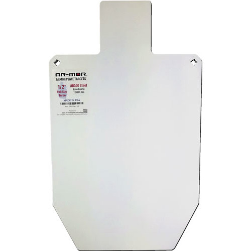 AR-MOR TARGETS AR500 66% IPSC Torso Target 1/2ʺ Thick Steel | KYGUNCO