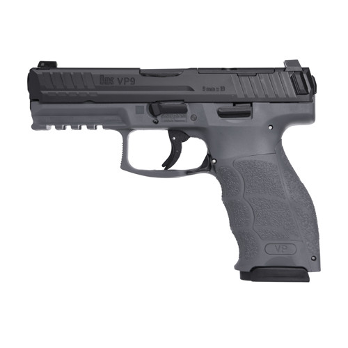 HK USA VP9 9mm 4.1ʺ 17rd Optic Ready Pistol - Grey / Black | KYGUNCO