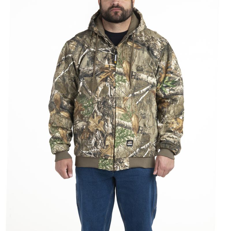 BERNE WORKWEAR Heritage Hooded Jacket Realtree Edge Plus Sizes » KYGUNCO