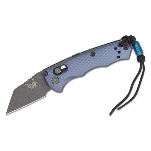 BENCHMADE Patrial Auto Immunity Folding Knife 1.95" Wharncliffe Blade | Charcoal Grey Aluminum