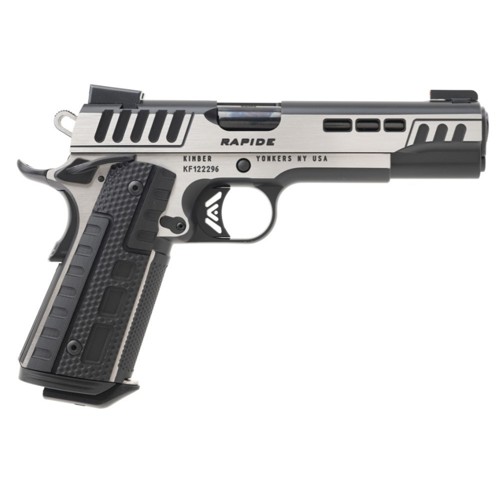 KIMBER Rapide Scorpius 1911 9mm 5" 9rd Pistol w/ Night Sights - Stainless / Black