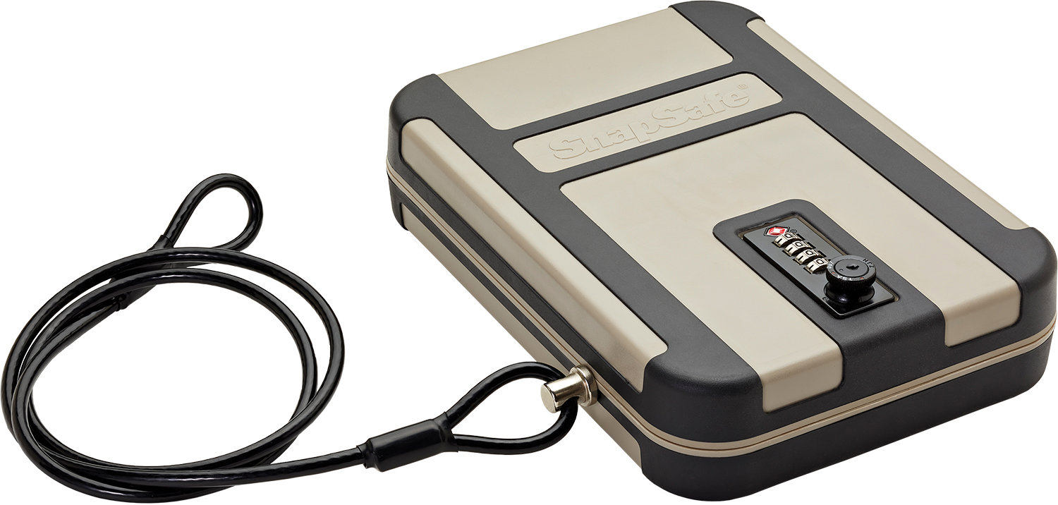 SNAPSAFE Treklite Lock Box w/ TSA ComboLock XL FDE KYGUNCO