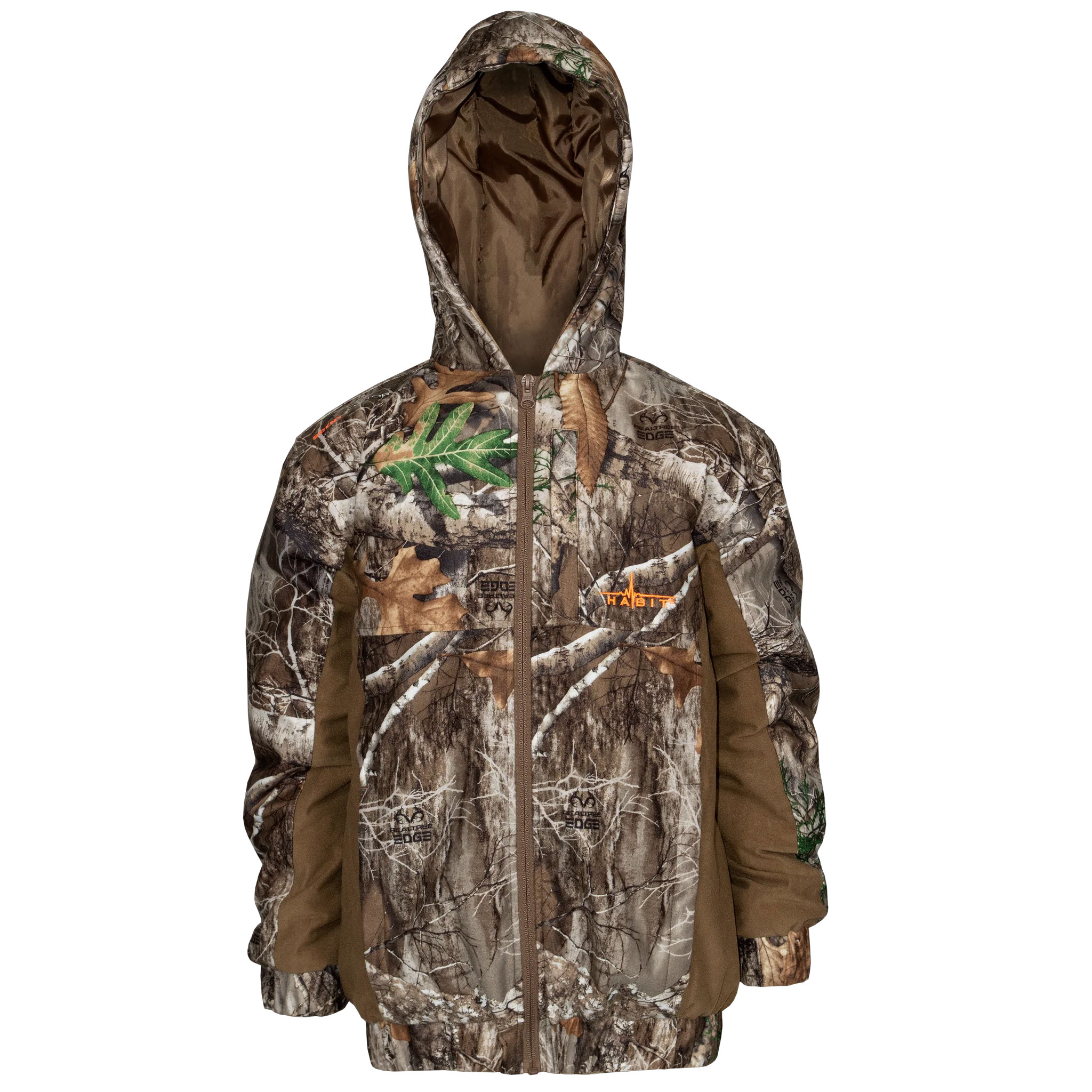 HABIT Cedar Branch Insulated Waterproof Bomber Jacket Mossy Oak Bottomland KYGUNCO