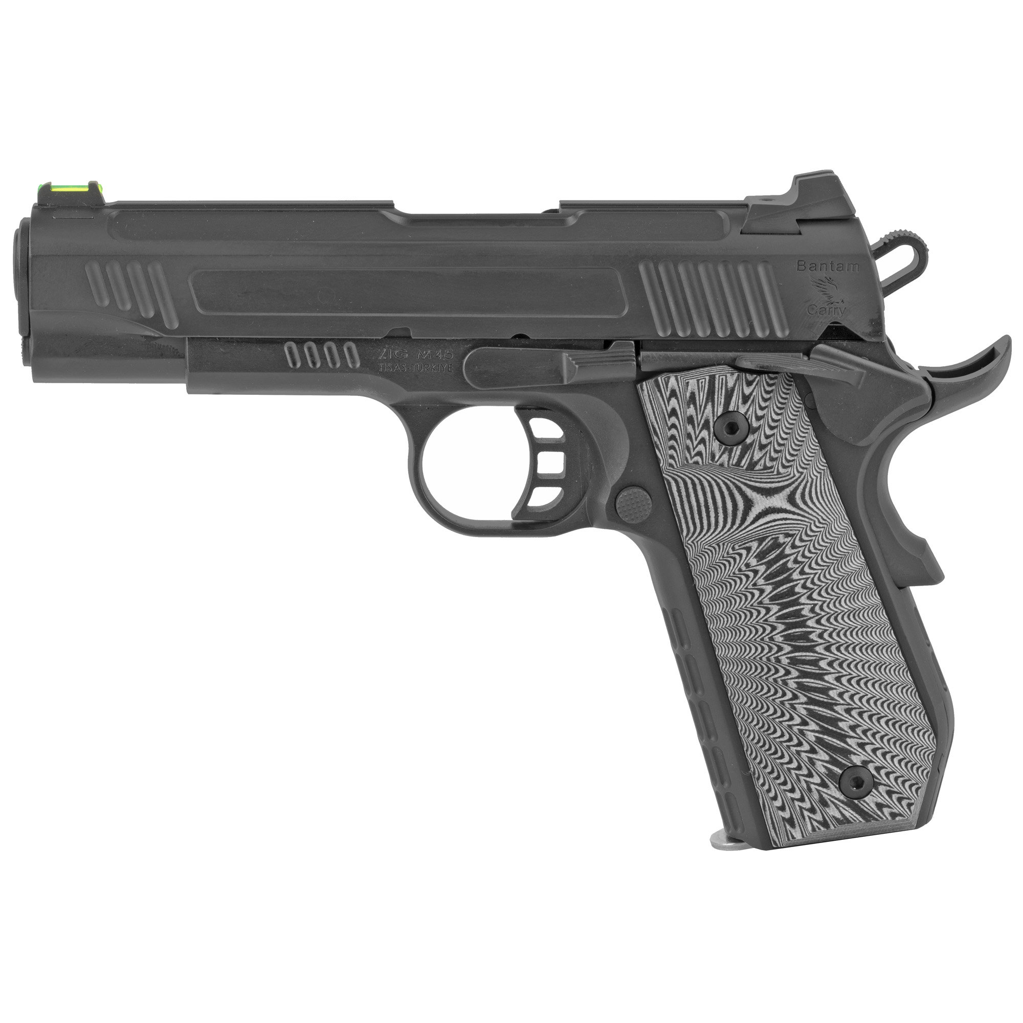 TISAS (SDS Imports) 1911 Bantam 9mm 4.25" 9rd Pistol - Black / G10 ...