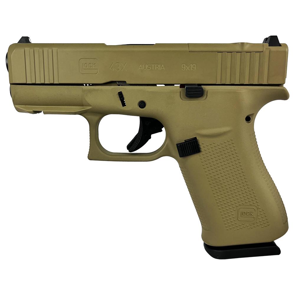 GLOCK G43X MOS 9mm 3.4in FDE 10rd | KYGUNCO