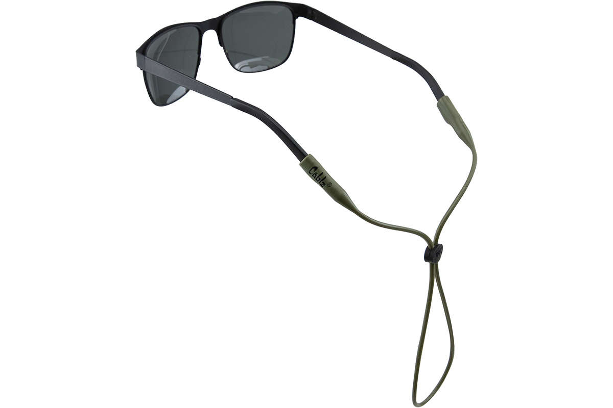 CABLZ Silicone Sunglasses Holder 16" OD Green KYGUNCO
