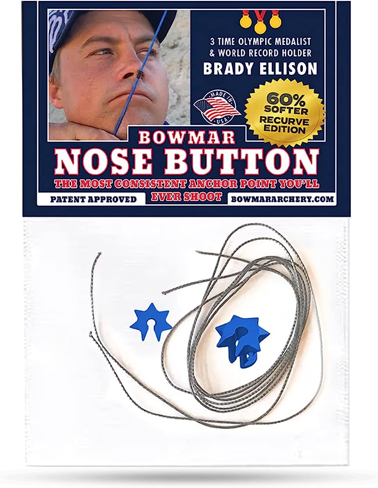 BOWMAR Nose / Kisser Button 2Piece Blue KYGUNCO