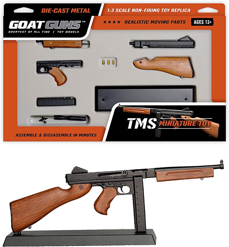 Goat Guns Mini Tsmg Thompson Submachine Gun W Display Stand Kygunco