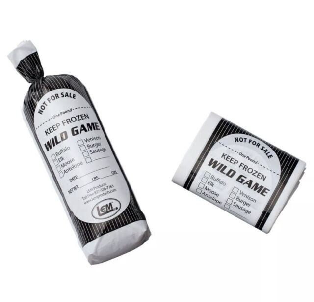 LEM 1 lb. Wild Game Bags 25 count KYGUNCO