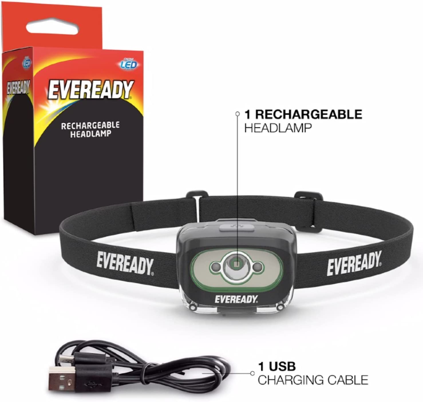 Energizer, Eveready Torcia A LED, Luce A LED A Lunga Durata, Torcia