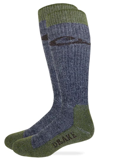 DRAKE Men’s Merino Wool Blend Crew Sock - Olive | KYGUNCO