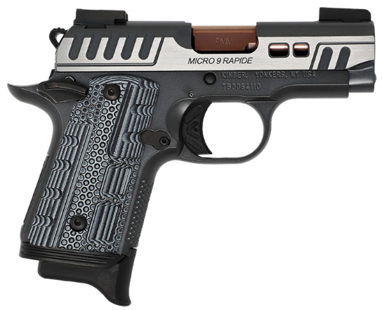 KIMBER MICRO 9 Rapide Dusk 9mm 3.15" 7rd Pistol w/ Night Sights - Two-Tone-img-0