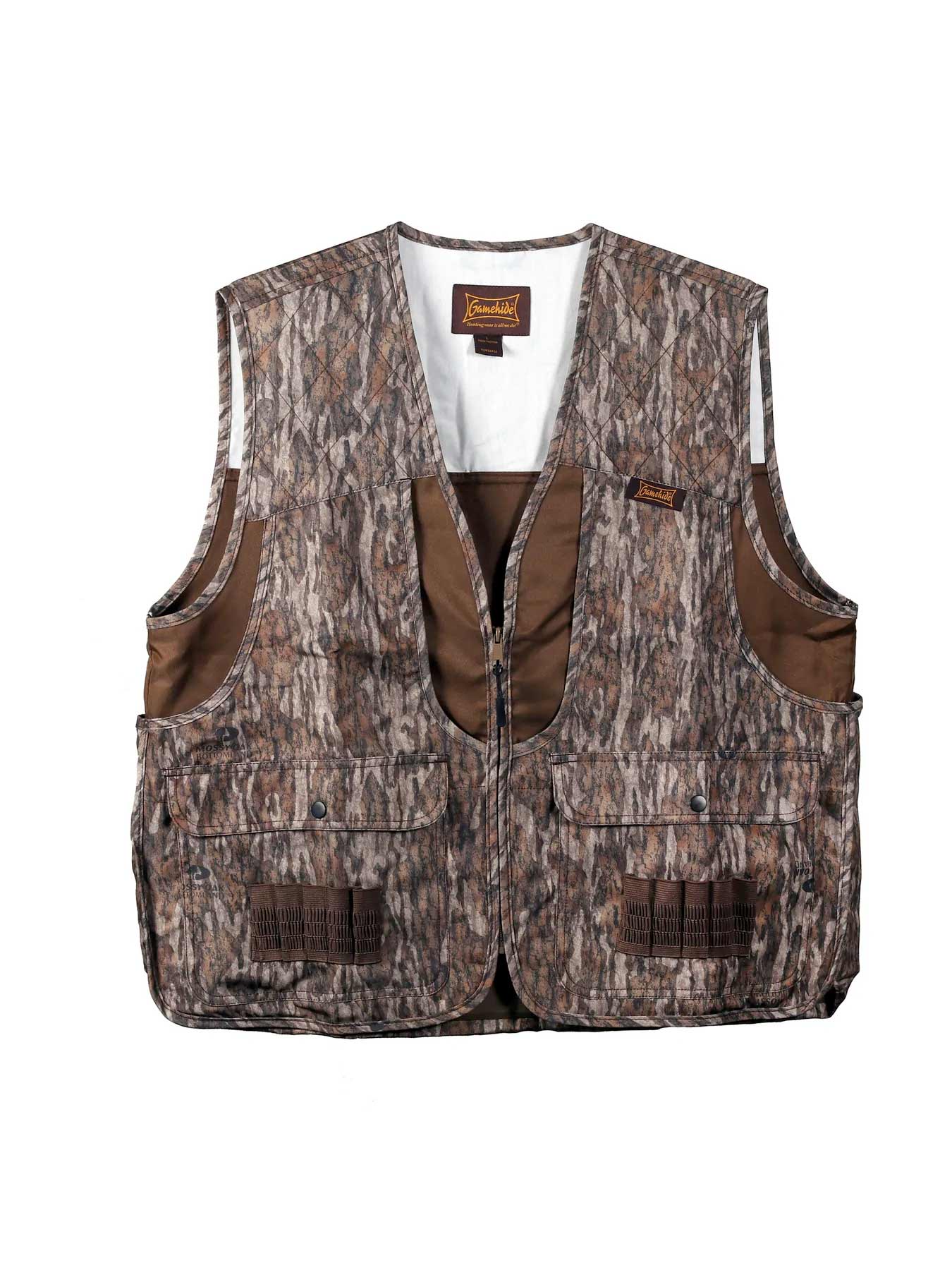 GAMEHIDE Front Loader Vest Mossy Oak Bottomland KYGUNCO