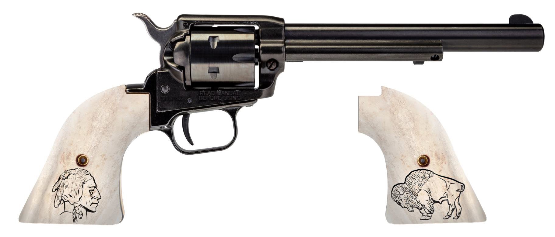HERITAGE MANUFACTURING Rough Rider 22LR 6.5" 6rd Revolver Black