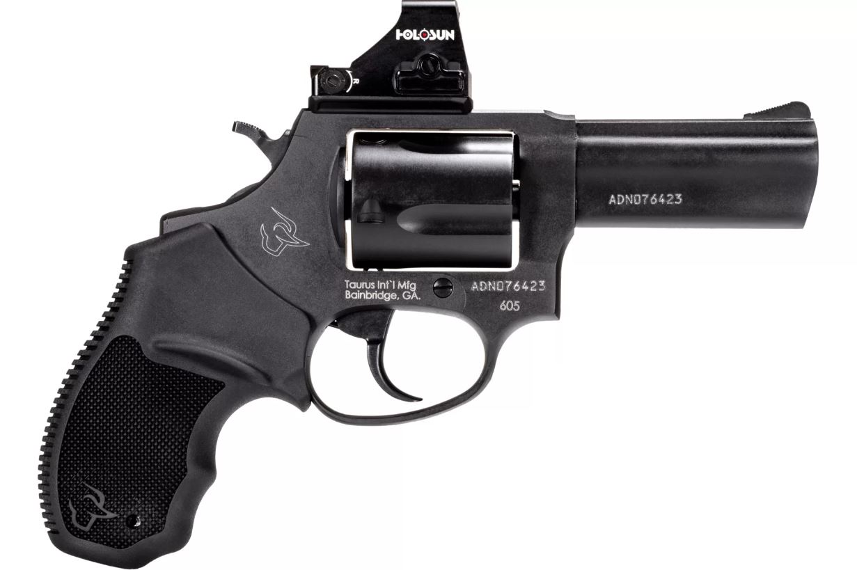 TAURUS 605 357 Mag 3" 5rd Optic Ready Revolver - Black-img-0