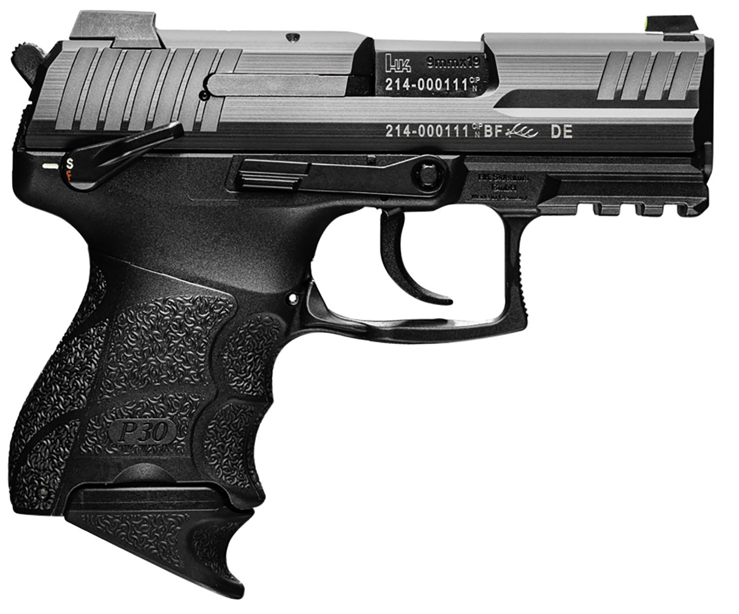 HK P30SK V3 Subcompact 9mm 3 27 15rd 12rd Semi Auto Pistol W Night hk-p30sk-v3-subcompact-9mm-3-27-15rd-12rd-semi-auto-pistol-w-night
