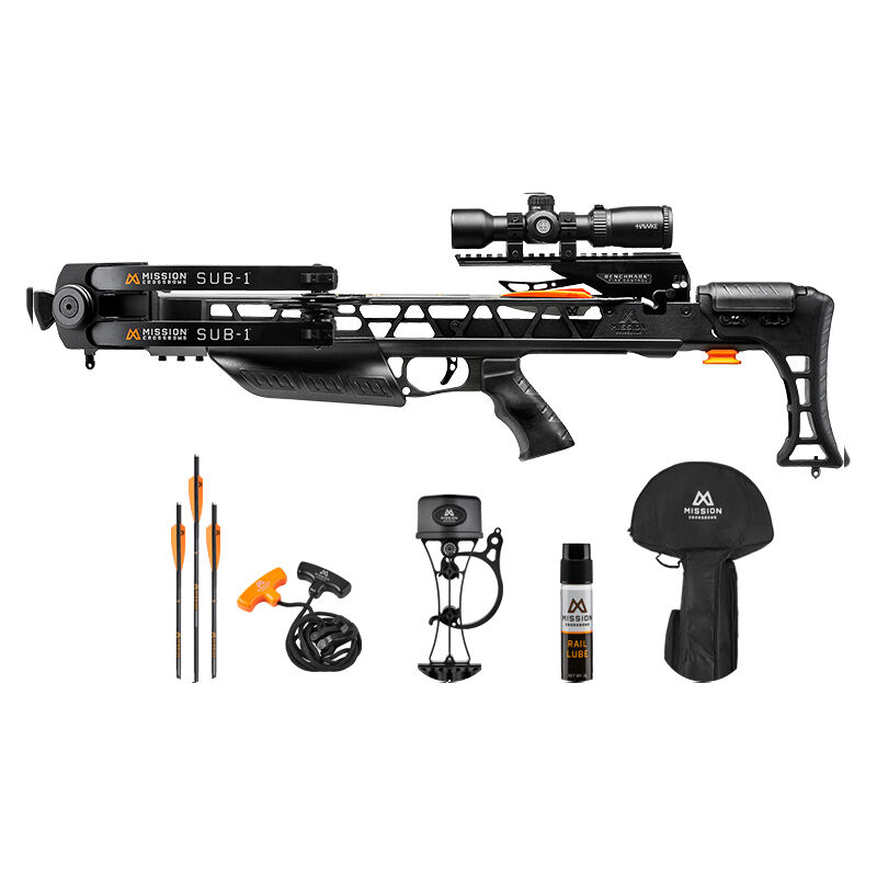 MISSION by MATHEWS SUB1 Crossbow Pro Kit (Scope, Bolts, Quiver, Case