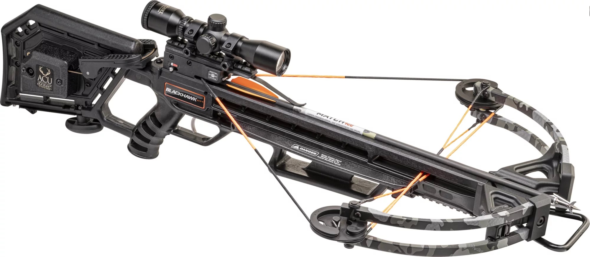 WICKED RIDGE Blackhawk XT ACUdraw Crossbow w/ MultiLine Scope Black
