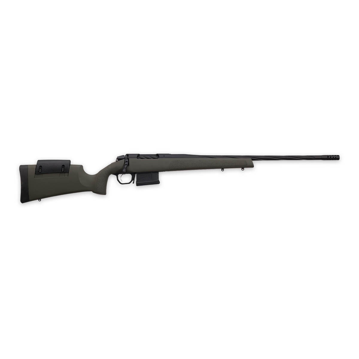 WEATHERBY 307 Range 308 Win 24" 5rd Bolt Rifle w/ Threaded Fluted Barrel OD Green KYGUNCO