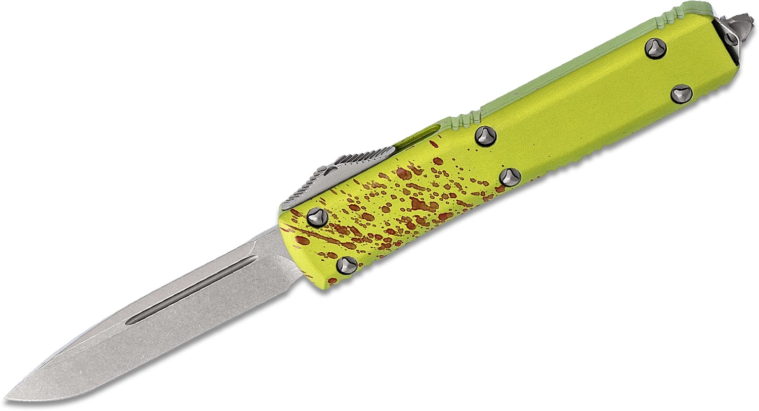 MICROTECH KNIVES Zombitech AUTO OTF Knife 3.46" Drop Point Blade w