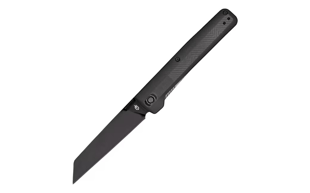 GERBER KNIVES Pledge Folding Knife 3.7" Black Reverse Tanto Blade