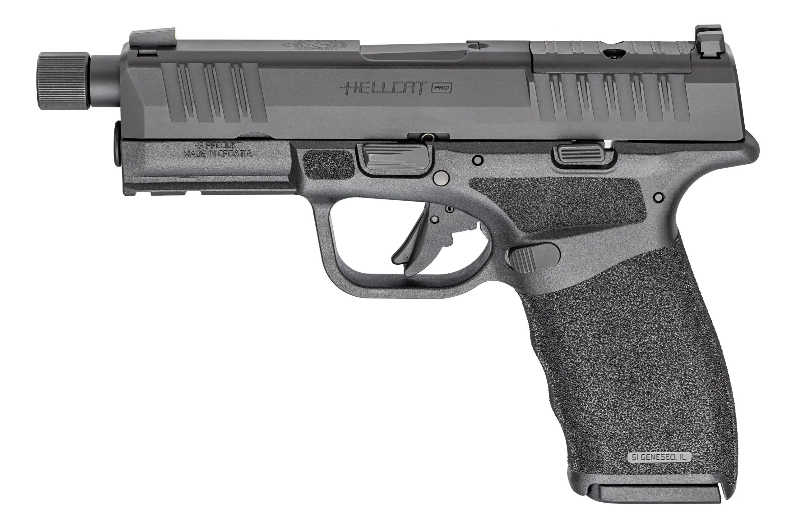 Springfield Armory Hellcat® Pro Osp™ 44 9mm 15rd Optic Ready Pistol W Threaded Barrel Black 5664