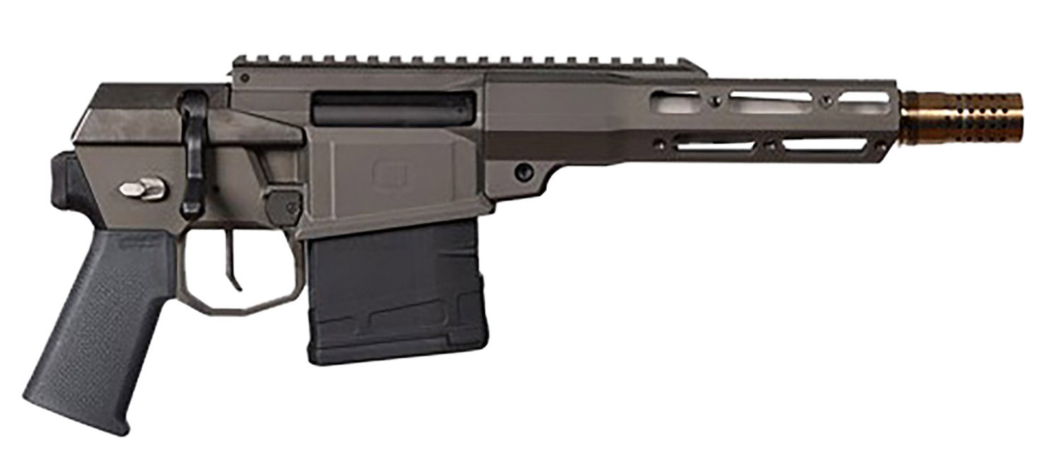 Q LLC The Fix 8ʺ 5rd Bolt Pistol w/ Threaded Barrel | Tungsten | KYGUNCO