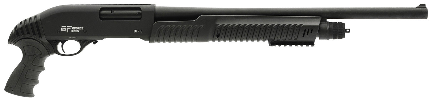 Gforce Arms Gfp3 12 Gauge 20 4rd Pump Shotgun Black Kygunco 7967